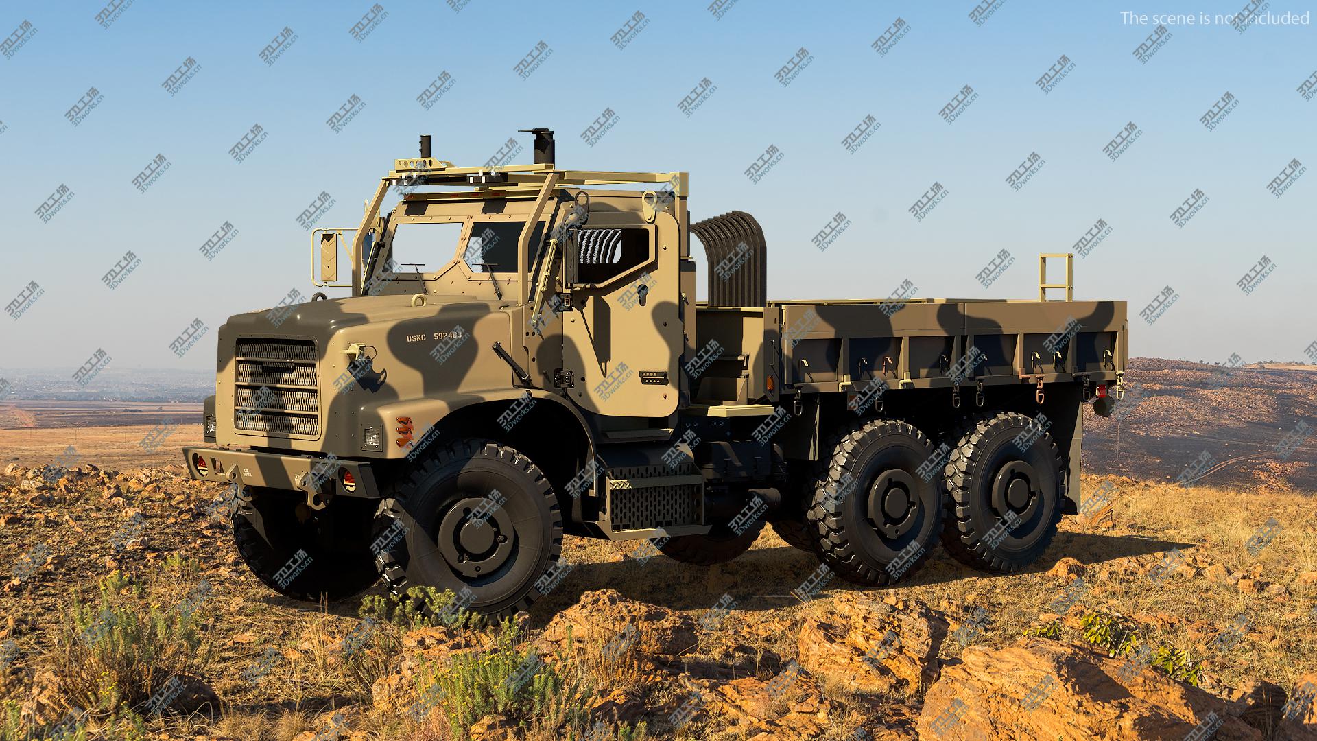 images/goods_img/20210313/Military Medium Cargo Truck 6x6 Sand Camo 3D model/1.jpg